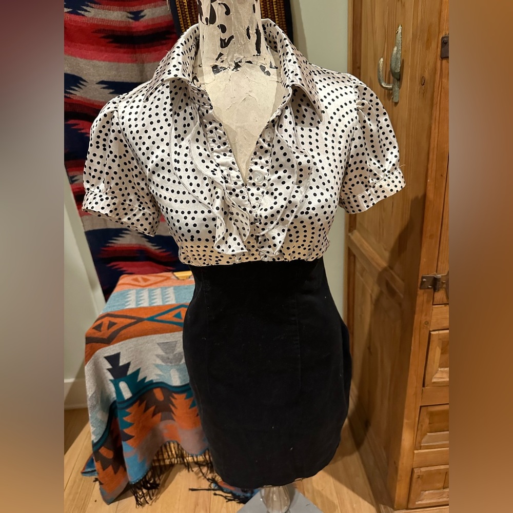 Vintage Pin-Up Model Dress, Sz 3